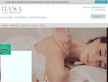 Tablet Screenshot of dasaspa.com